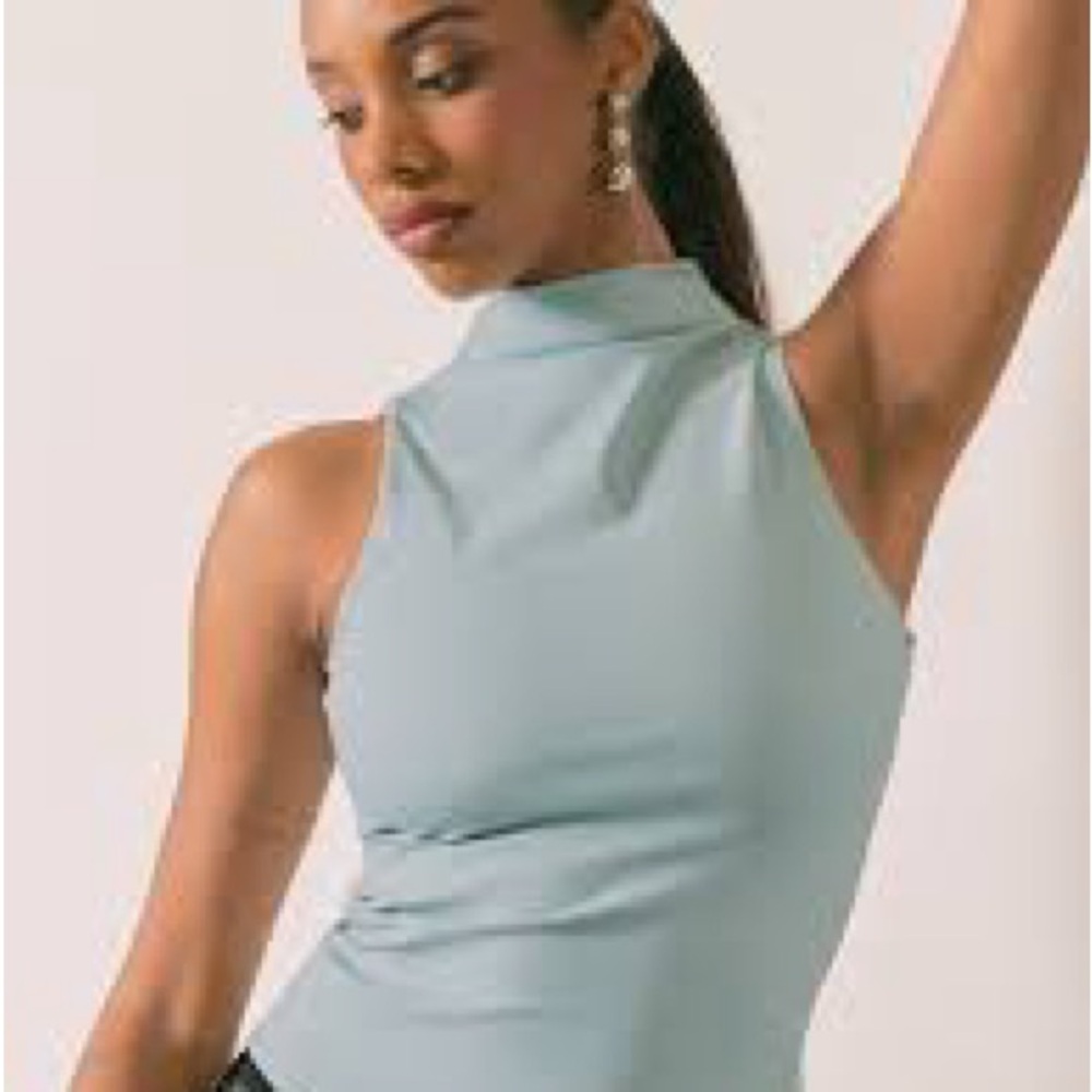NOBO Green Asymmetrical Sleeveless Bodysuit